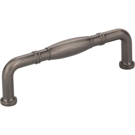 Jeffrey Alexander 96 mm Center-to-Center Brushed Pewter Durham Cabinet Pull Z290-96-BNBDL